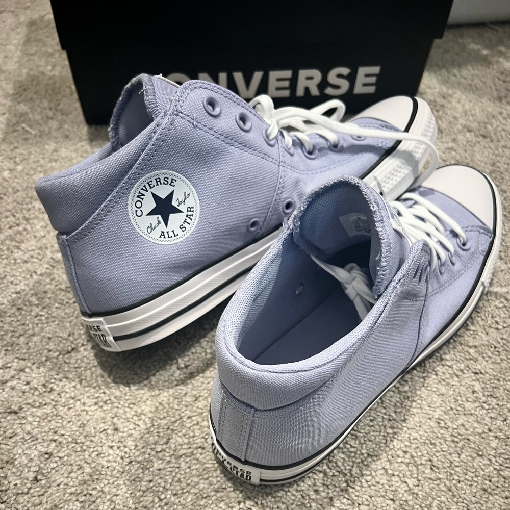 Converse Light Purple High-Top Sneakers